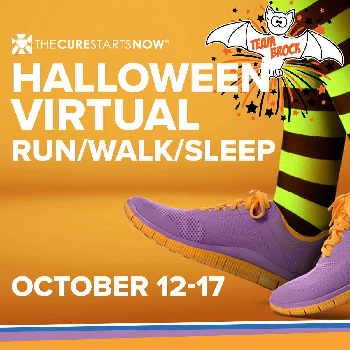 Team Brock Halloween Virtual Run/Walk/Sleep