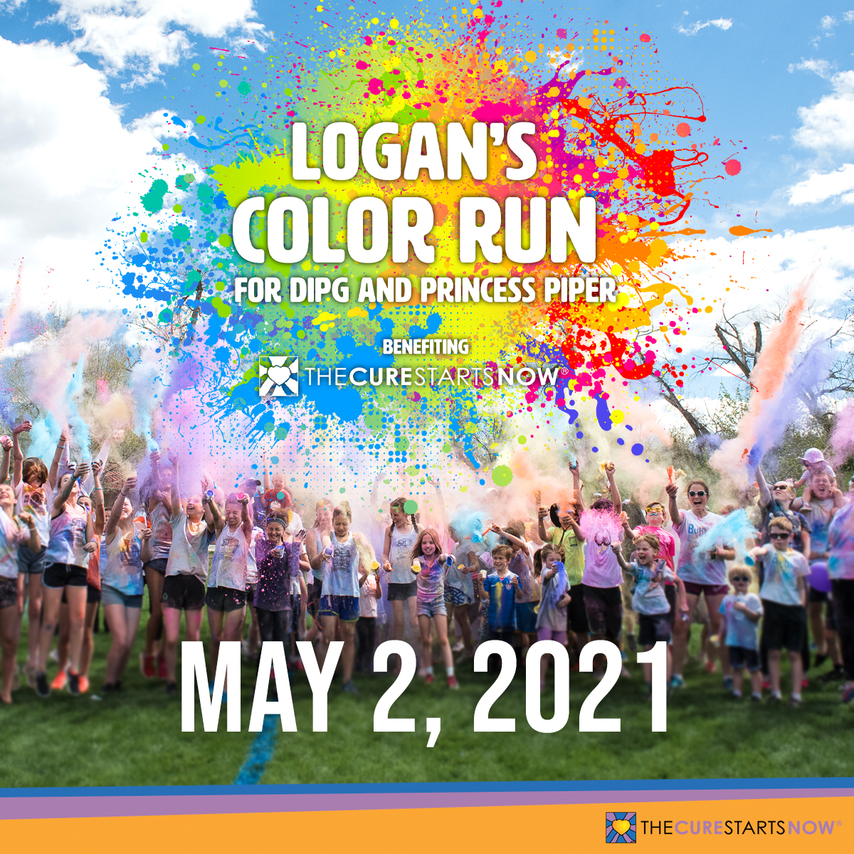 Logan's Color Run for DIPG and Princess Piper